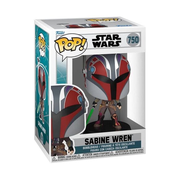 Star Wars: Ahsoka Series 3 Sabine Wren (Mandalorian Armor) Funko Pop! *NOT MINT* - Picture 3 of 4